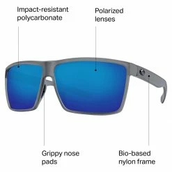 Costa Rincon 580P Polarized Sunglasses 21 Costa Rincon 580P Polarized Sunglasses -Costa Outlet Store MASMCRFRBLMI D5